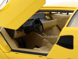 1985 Lamborghini Countach LP 5000 S QV yellow 1:12 KK Scale diecast scale model car collectible
