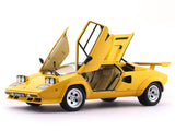 1985 Lamborghini Countach LP 5000 S QV yellow 1:12 KK Scale diecast scale model car collectible