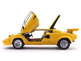 1985 Lamborghini Countach LP 5000 S QV yellow 1:12 KK Scale diecast scale model car collectible