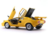 1985 Lamborghini Countach LP 5000 S QV yellow 1:12 KK Scale diecast scale model car collectible