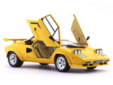 1985 Lamborghini Countach LP 5000 S QV yellow 1:12 KK Scale diecast scale model car collectible