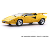 1985 Lamborghini Countach LP 5000 S QV yellow 1:12 KK Scale diecast scale model car collectible