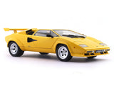 1985 Lamborghini Countach LP 5000 S QV yellow 1:12 KK Scale diecast scale model car collectible