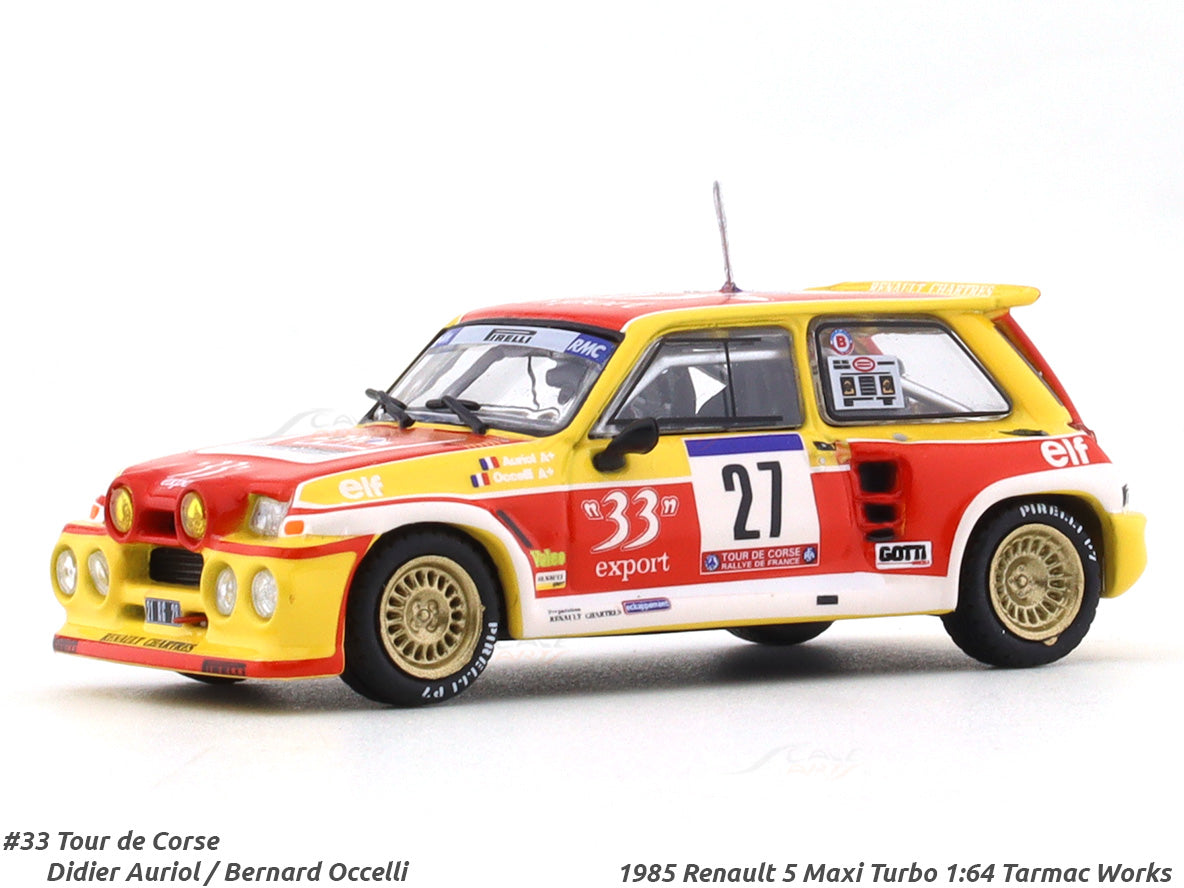 Modellino Auto Tarmac Global64 1/64 Renault 5 Maxi Turbo Rally Du Var 1986 1 Modellino Auto Tarmac Global64 1/64 Renault 5 Maxi Turbo Rally Du Var 1986 1