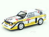 1985 Audi Sport Quattro S1 E2 1:24 Bburago Licensed Diecast Scale Model Rally Car Collectible with Acrylic Case | Group B Legend | Buy in India