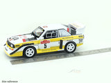 1985 Audi Sport Quattro S1 E2 1:24 Bburago Licensed Diecast Scale Model Rally Car Collectible with Acrylic Case | Group B Legend | Buy in India
