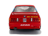 1986 BMW M3 E30 JTCC No 27 Kawamoto Reid 1:18 Solido Licensed Diecast Scale Model Car Collectible