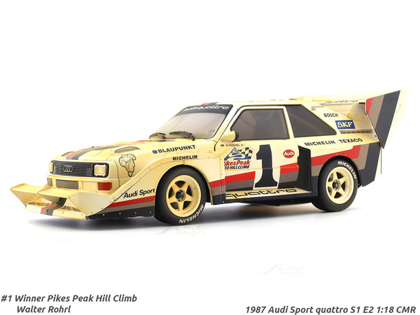 1987 Audi Sport quattro S1 E2 Walter Rohrl 1:18 CMR diecast Scale Model car collectible