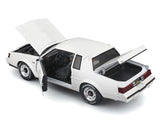 Pre Order : 1987 Buick Grand National White 1:18 Maisto Licensed Diecast Scale Model car Collectible