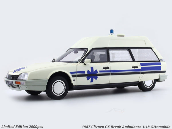 1987 Citroen CX Break Ambulance 1:18 Ottomobile resin scale model car collectible