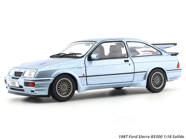 1987 Ford Sierra RS500 blue 1:18 Solido licensed diecast scale model car collectible