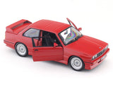 1988 BMW 3 Series M3 E30 red 1:24 Bburago licensed diecast Scale Model car