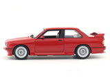 1988 BMW 3 Series M3 E30 red 1:24 Bburago licensed diecast Scale Model car
