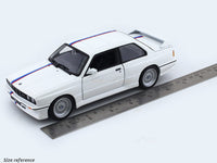 1988 BMW 3 Series M3 E30 White 1:24 Bburago licensed diecast Scale Model car
