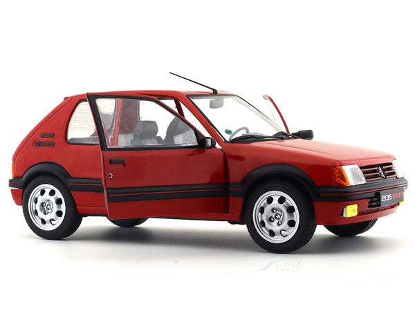 Paint Rashes : Solido 1:18 1988 Peugeot 205 1.9 GTi red diecast Scale ...