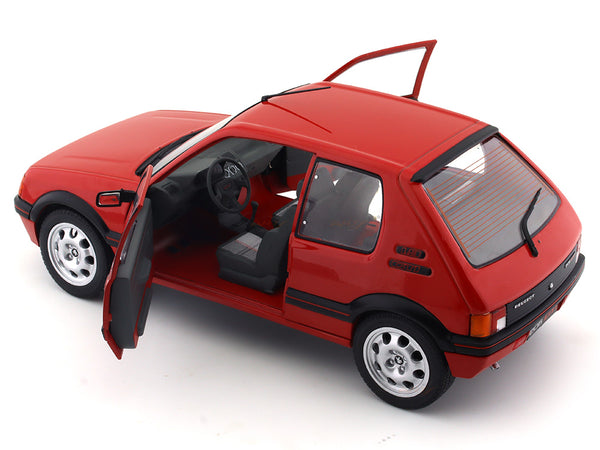 Paint Rashes : Solido 1:18 1988 Peugeot 205 1.9 GTi red diecast Scale ...