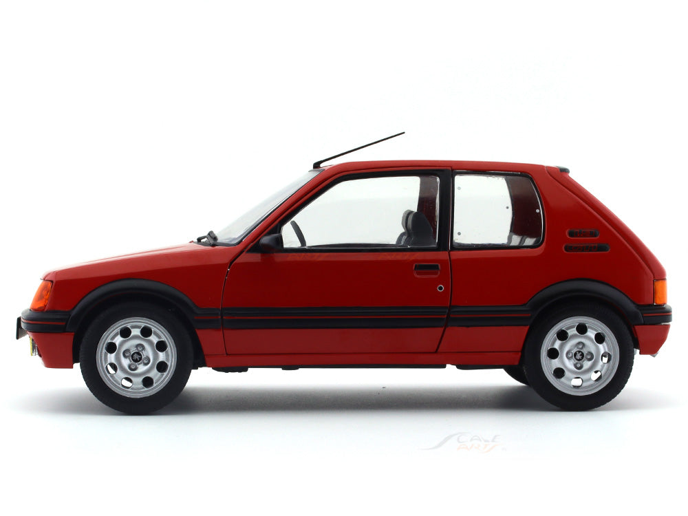 Paint Rashes : Solido 1:18 1988 Peugeot 205 1.9 GTi red diecast Scale ...