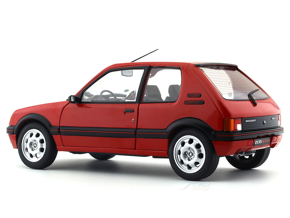 Paint Rashes : Solido 1:18 1988 Peugeot 205 1.9 GTi red diecast Scale ...