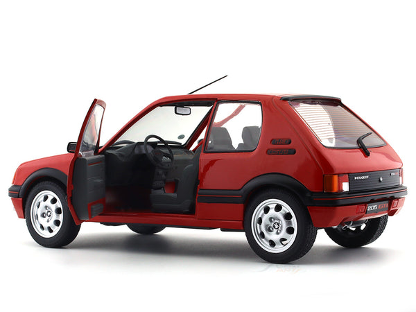 Paint Rashes : Solido 1:18 1988 Peugeot 205 1.9 GTi red diecast Scale ...