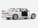 1988 BMW 3 Series M3 E30 White 1:24 Bburago with Acrylic Case Licensed Diecast Scale Model Car Collectible