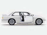 1988 BMW 3 Series M3 E30 White 1:24 Bburago with Acrylic Case Licensed Diecast Scale Model Car Collectible