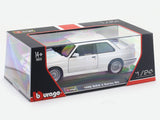 1988 BMW 3 Series M3 E30 White 1:24 Bburago with Acrylic Case Licensed Diecast Scale Model Car Collectible