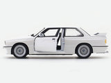 1988 BMW 3 Series M3 E30 White 1:24 Bburago with Acrylic Case Licensed Diecast Scale Model Car Collectible