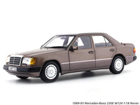 1989-93 Mercedes-Benz 230E W124 Rosewood mettalic 1:18 Norev diecast scale model car collectible