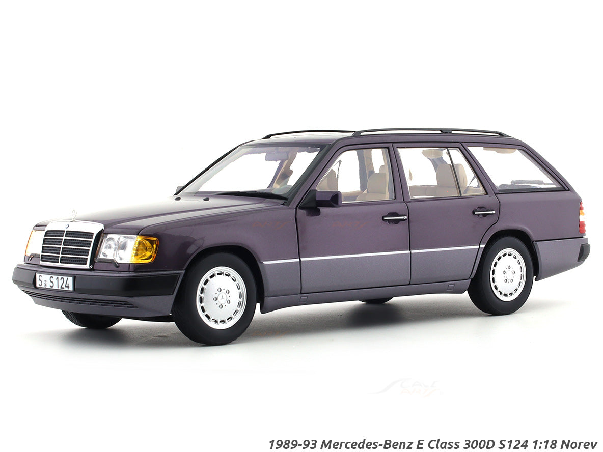 1989-93 Mercedes-Benz E Class 300D S124 1:18 Norev diecast scale