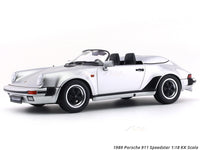 1989 Porsche 911 Speedster silver 1:18 KK Scale diecast Scale Model