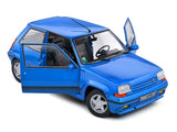 1989 Renault 5 GT Turbo Mk2 Blue 1:18 Solido Licensed Diecast Scale Model Car Collectible