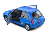1989 Renault 5 GT Turbo Mk2 Blue 1:18 Solido Licensed Diecast Scale Model Car Collectible