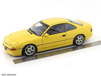 1990 BMW E31 850 CSI Yellow 1:18 Solido licensed diecast scale model car collectible