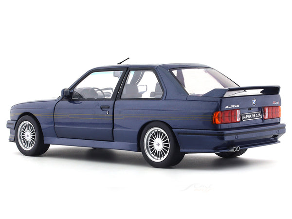 1990 BMW M3 E30 Alpina B6 3.5 blue 1:18 Solido diecast Scale Model