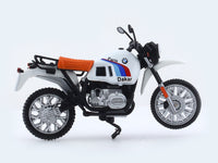 1990 BMW R80 GS Paris Dakar 1:24 diecast scale model bike collectible
