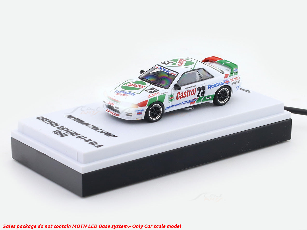 1990 Nissan Skyline GT-R R32 Castrol 1:64 with LED 1:64 Kyosho