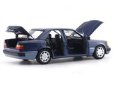 1990 Mercedes-Benz E-Class 500E W124 Blue 1:18 Norev Licensed Diecast Scale Model Car Collectible
