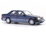 1990 Mercedes-Benz E-Class 500E W124 Blue 1:18 Norev Licensed Diecast Scale Model Car Collectible