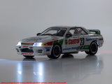 1990 Nissan Skyline GT-R R32 Castrol 1:64 with LED 1:64 Kyosho licensed diecast scale model car miniature