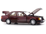 1991-93 Mercedes-Benz 500E W124 maroon 1:18 Norev diecast Scale Model collectible