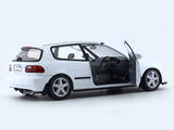 1991 Honda Civic EG6 white 1:18 Solido licensed diecast scale model car collectible