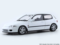 1991 Honda Civic EG6 white 1:18 Solido licensed diecast scale model car collectible