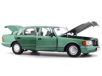 1991 Mercedes-Benz 560SEL W126 light green 1:18 Norev diecast scale model car