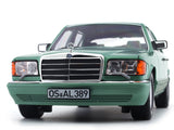 1991 Mercedes-Benz 560SEL W126 light green 1:18 Norev diecast scale model car
