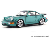 1991 Porsche 964 Turbo Wimbledon Green 1:18 Solido diecast scale model car collectible