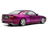 1991 BMW 850 E31 CSi Violet 1:18 Solido Licensed Diecast Scale Model Car Collectible