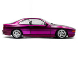 1991 BMW 850 E31 CSi Violet 1:18 Solido Licensed Diecast Scale Model Car Collectible