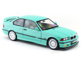 1991 BMW M3 E36 Coupe Solido Works Mint Green 1:18 Solido Licensed Diecast Scale Model Car Collectible