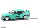 1991 BMW M3 E36 Coupe Solido Works Mint Green 1:18 Solido Licensed Diecast Scale Model Car Collectible