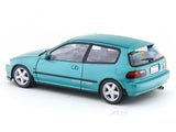 1991 Honda Civic EG6 Aztec Green Pearl 1:18 Solido Licensed Diecast Scale Model Car Collectible